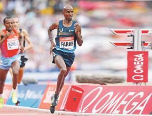 Mo Farah wins on 2nd Super Saturday