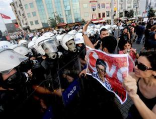 Police fire water cannon, tear gas to disperse demo for gas canister-hit teenager fighting for life