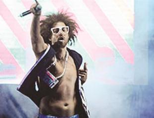 LMFO on stage in Alaçatı rock party