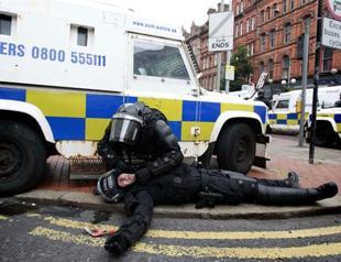Dozens of police injured in Belfast clashes
