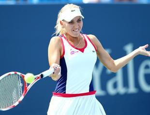 Vesnina topples Kerber at New Haven
