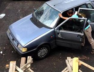 Individual crashes car into nationalist party headquarters