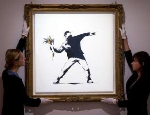 Banksy: From graffiti rebel to auction-house darling