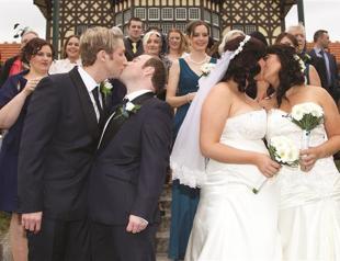 Same-sex couples tie knot in first in New Zealand