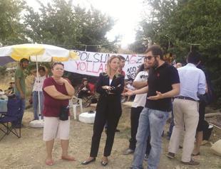 ODTÜ protesters on guard to protect trees in campus