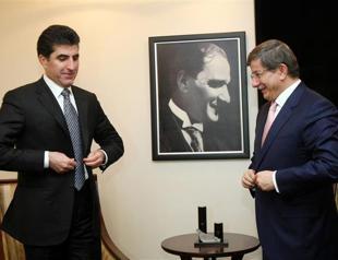 FM Davutoğlu holds talks with KRG PM Barzani over key regional developments