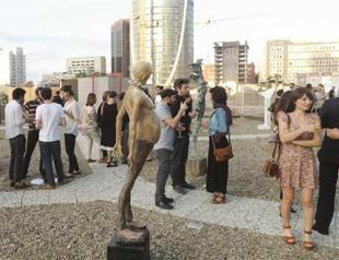 Elgiz Museum displays sculpture works amid skyscrapers