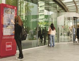 Touch-screen panels attract more visitors at Istanbul Modern