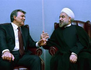 Turkish President Gül meets with Iranian counterpart Rouhani