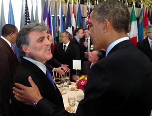 Turkish President meets Obama at UN lunch