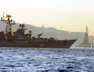 New Russian warship crosses Bosphorus en route to Mediterranean