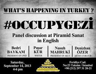 Piramid Sanat hosts panel discussion on GeziPark
