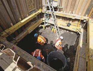 Work on new railway line digs up London history