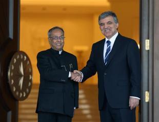 Indian President Mukherjee, Turkish President Gül meet in Ankara
