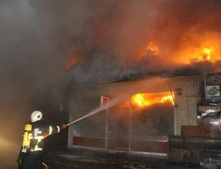 Dozens of businesses destroyed in fire at historical bazaar in Bursa