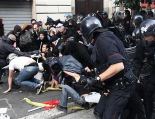 Protesters stay camped out in Rome