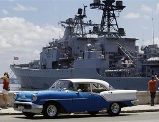Russian warships dock in Cuba on friendly visit