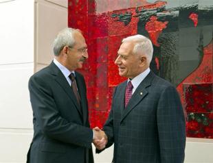 Released Ergenekon deputy Haberal meets CHP leader