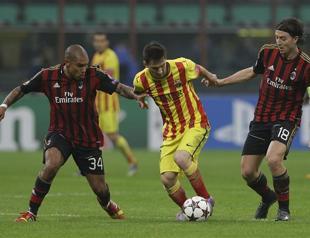 Milan salvage draw against dominant Barca