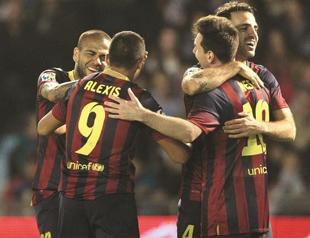 Leaders Barça four points clear after 3-0 win at Celta