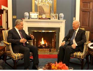 Turkey and US almost in consensus on Syria and Iraq, Arınç says after meeting with Biden