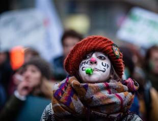 Activists march in Warsaw against climate change ahead of UN conference