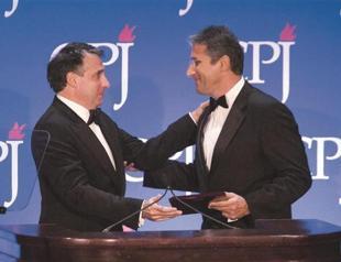 Formerly imprisoned Turkish journalist honored by international press body