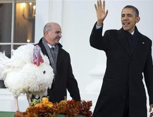 Obama saves turkeys from Thanksgiving chop