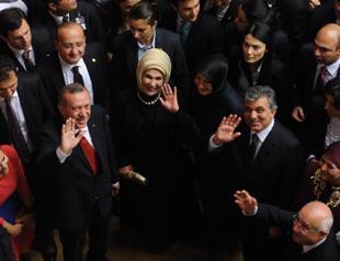 Political leaders meet at reception marking Turkish Parliament’s new legislative year