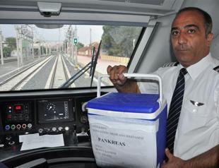 Organ rushed via Turkish high-speed train ahead of transplant