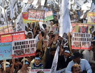 Thousands rally in Pakistan against US drone attacks