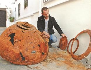 Historical mine found off the coast of Bodrum