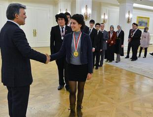 Turkish president proud of ‘boys and girls’ with medals