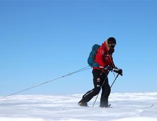 Britains Prince Harry reaches South Pole
