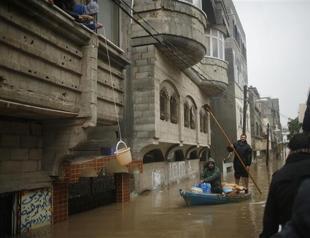 More than 4,000 evacuated from Gaza disaster area floods