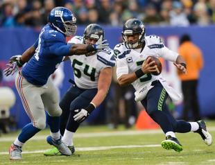 Seahawks rout Giants, edge closer to NFC top seed