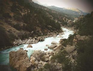 Yerköprü Waterfall like a passionate woman