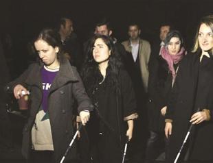 Exhibition in the dark