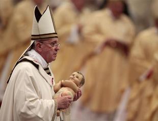 Francis celebrates first Christmas as pope