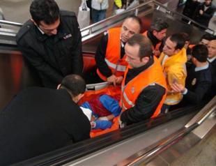 Man attempting to board metro without paying in Istanbul injured after fight with guard