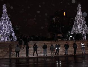Police close access to Istanbul’s Gezi Park during New Year’s celebrations