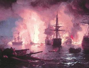 Aivazovsky’s works on sea at Naval Museum