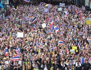 Thai Finance Ministry occupied amid huge anti-government protests