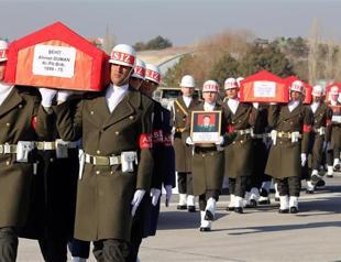 Leaders pay homage to Turkish Air Forces crew killed in helicopter crash