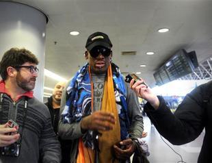 Former NBA star Rodman visits North Korea to train national team