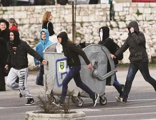 Bosnian protests hijacked by unruly minority: Izetbegovic