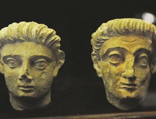 Antique glass pieces on display in Gaziantep’s private museum