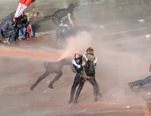 Police use force to disperse coup trials protest in Turkish capital