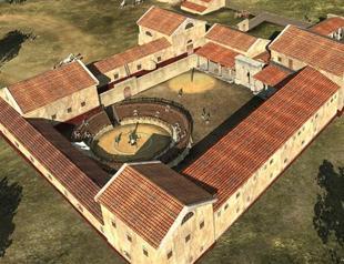Archaeologists recreate Roman gladiator school in Austria