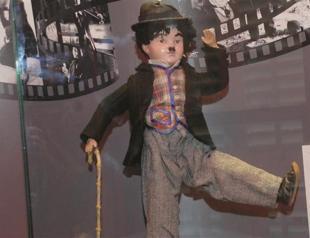 Toy designed for Charlie Chaplin exhibited at Istanbul Toy Museum